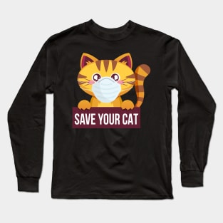 Save your Cat Long Sleeve T-Shirt